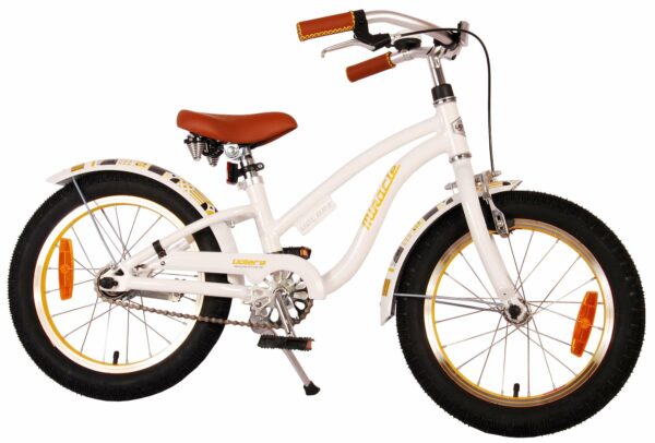Kinderfahrrad 16 Zoll Volare Miracle Cruiser Mädchen Weiß Prime Collection