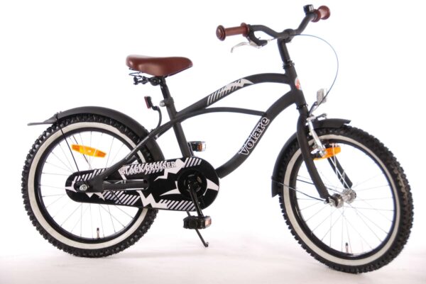 Volare Black Cruiser Kinderfahrrad – Jungen – 18 Zoll – Schwarz – 95 % zusammengebaut 2
