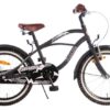 Volare Black Cruiser Kinderfahrrad – Jungen – 18 Zoll – Schwarz – 95 % zusammengebaut