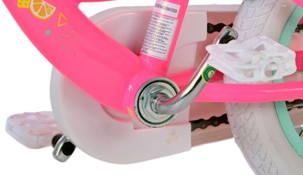Barbie Kinderfahrrad - Mädchen - 12 Zoll - Rosa - Zwei Handbremsen