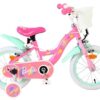 Barbie Kinderfahrrad - Mädchen - 14 Zoll - Rosa - Zwei Handbremsen