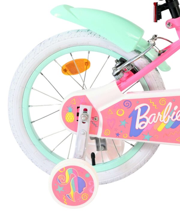 Barbie Kinderfahrrad - Mädchen - 16 Zoll - Rosa - Zwei Handbremsen