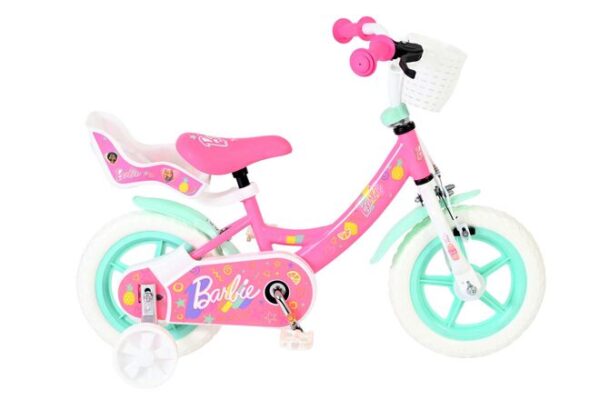 Barbie Kinderfahrrad – Mädchen – Mag-Felgen – 12 Zoll – Rosa
