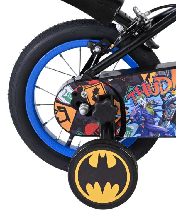 Batman Kinderfahrrad - Jungen - 12 Zoll - Schwarz - Zwei Handbremsen 2