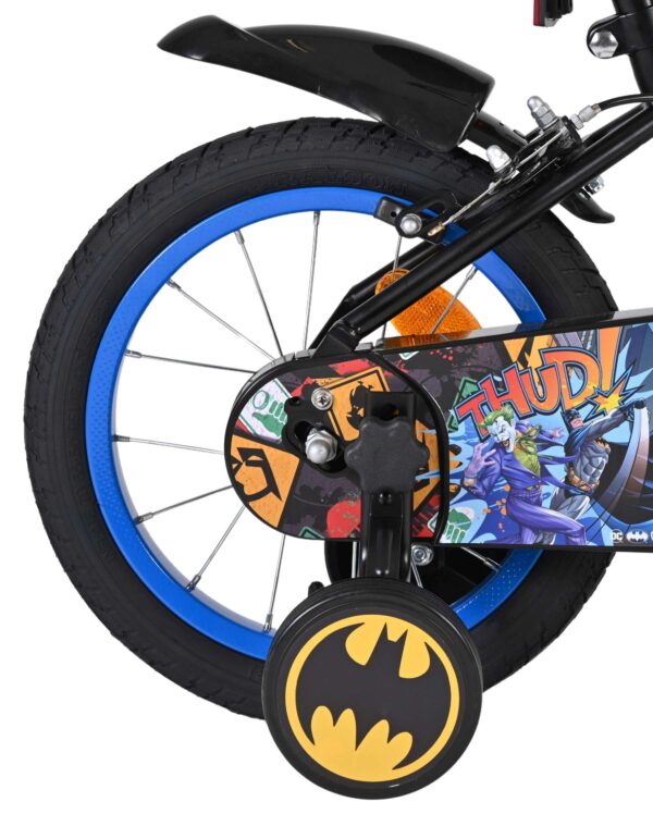 Batman Kinderfahrrad - Jungen - 14 Zoll - Schwarz - Zwei Handbremsen 2