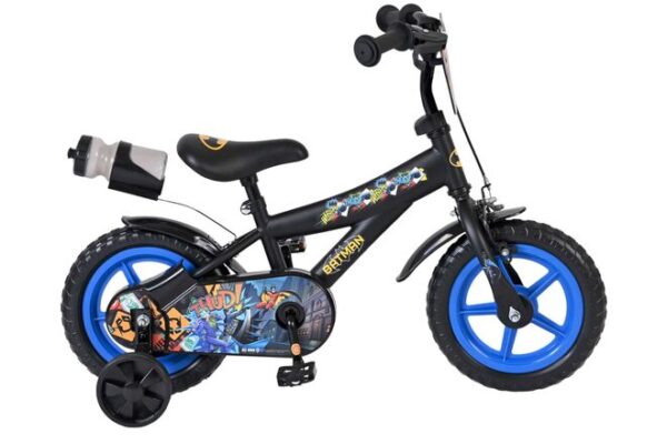 Batman Kinderfahrrad – Jungen – Mag-Felgen – 12 Zoll – Schwarz