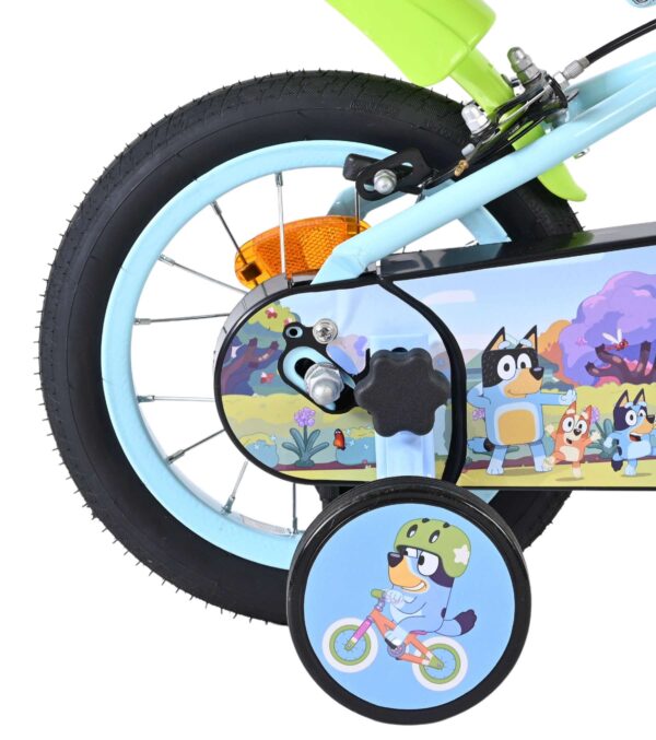 Bluey Kinderfahrrad - Uni - 12 Zoll - Hellblau - Zwei Handbremsen