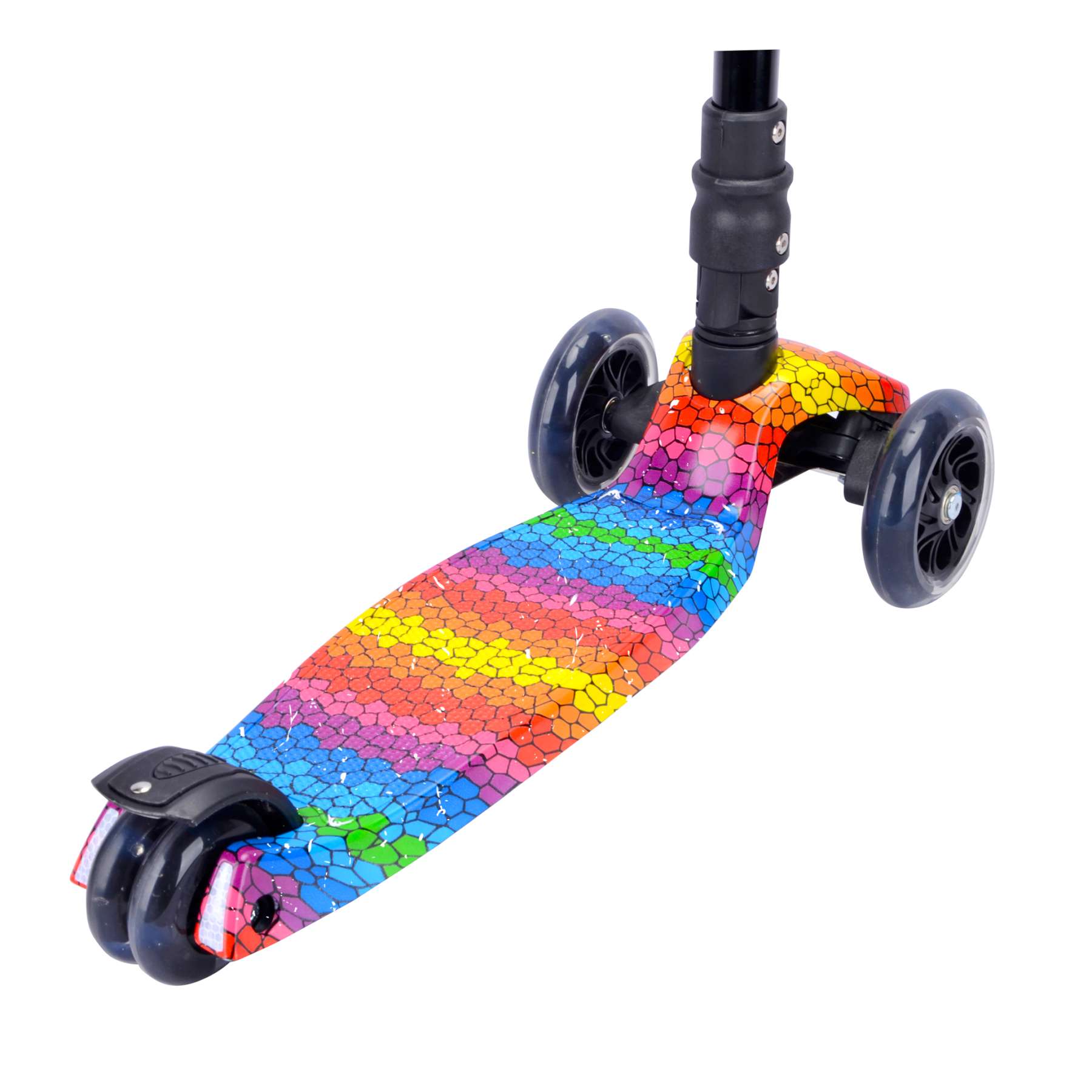 BOLDCUBE Großer Dreirad-Scooter – Crystal Rubix