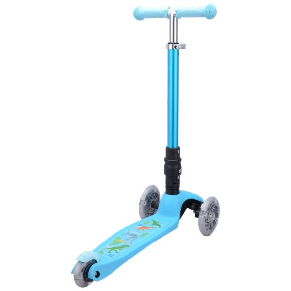BOLDCUBE Teeny FOLD Dreirad-Scooter - Dinosaurierblau