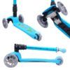 BOLDCUBE Teeny FOLD Dreirad-Scooter - Dinosaurierblau