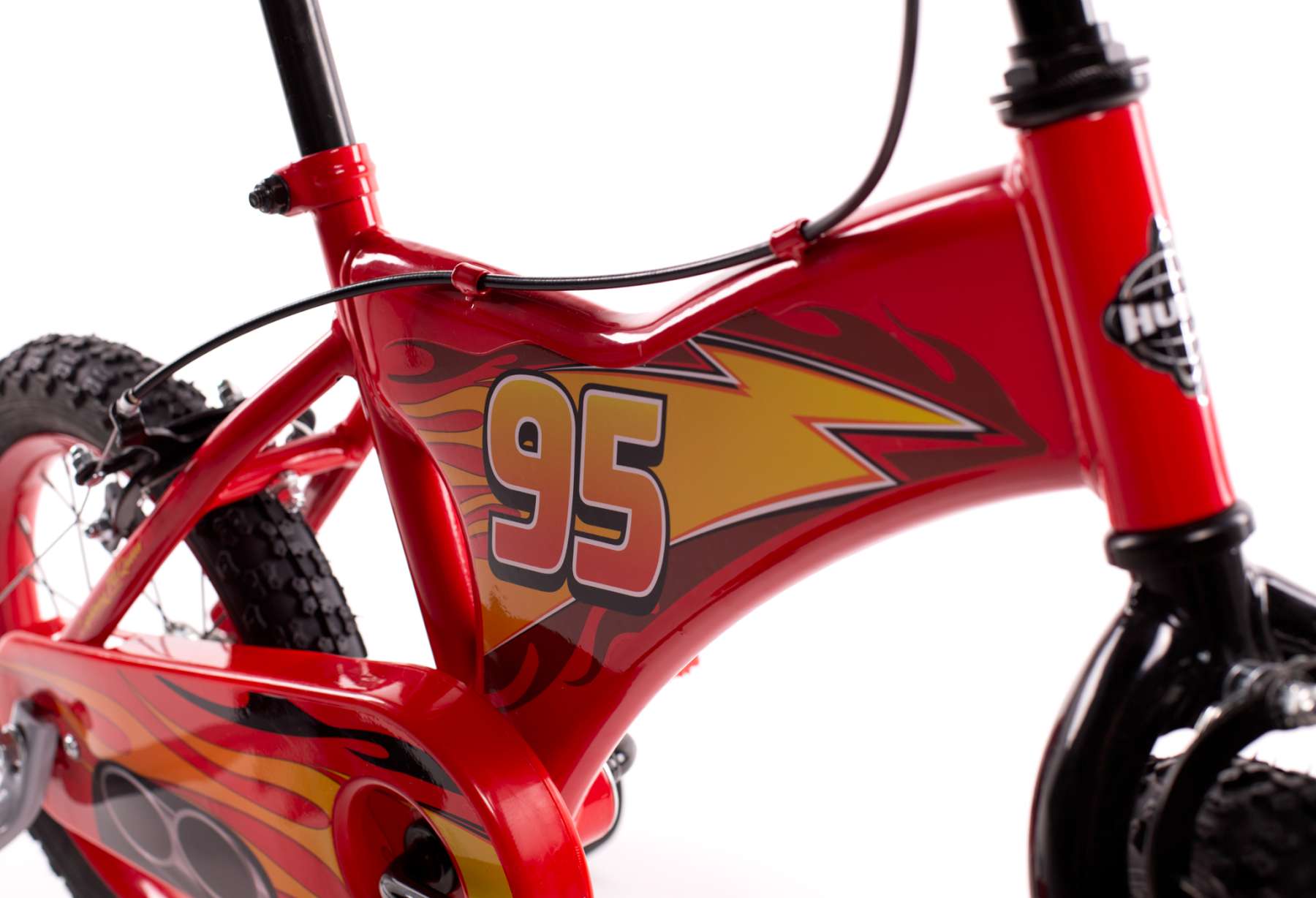 Disney Cars Kinderfahrrad - Jungen - 14 Zoll - Rot - Zwei Handbremsen