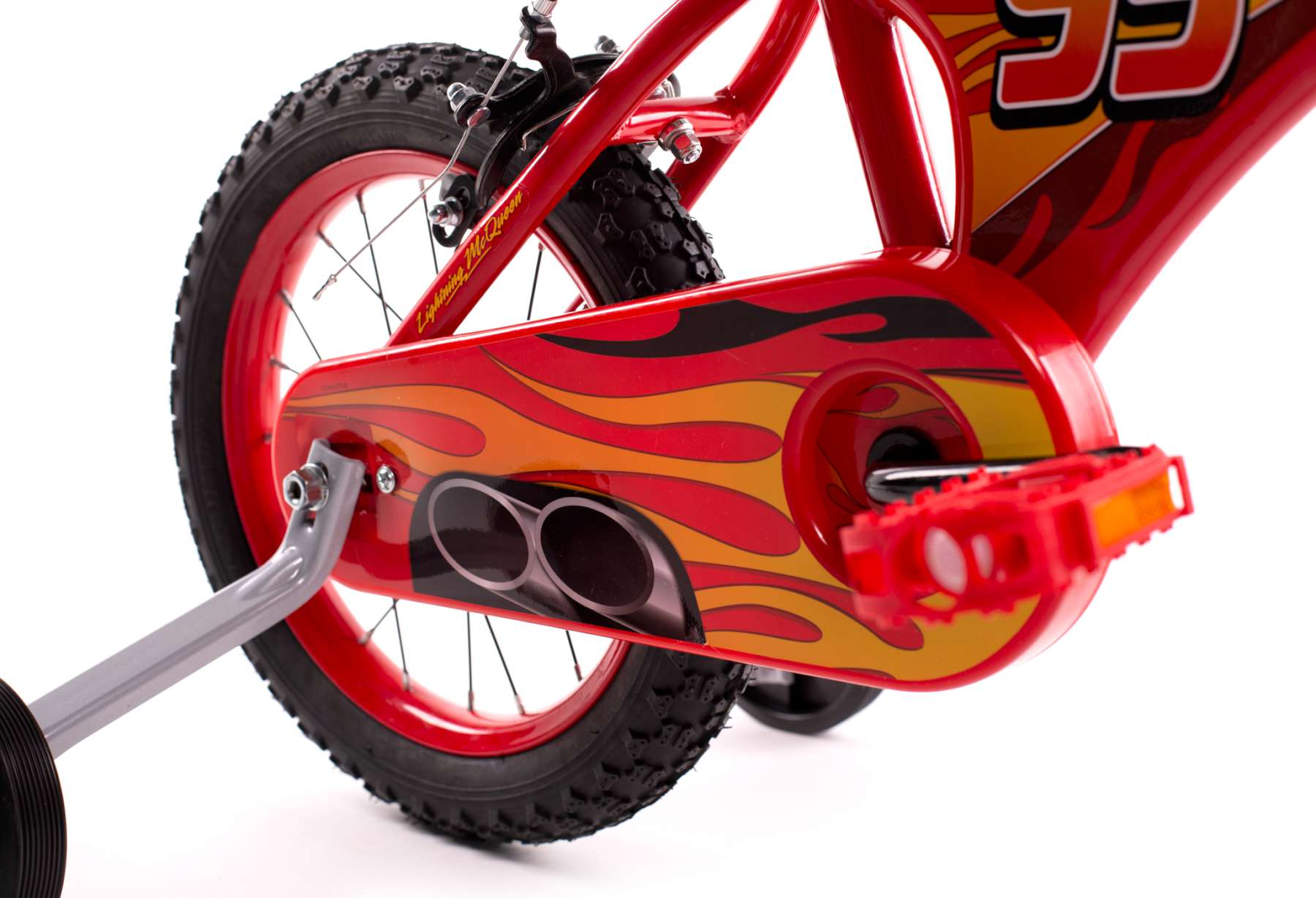 Disney Cars Kinderfahrrad - Jungen - 14 Zoll - Rot - Zwei Handbremsen