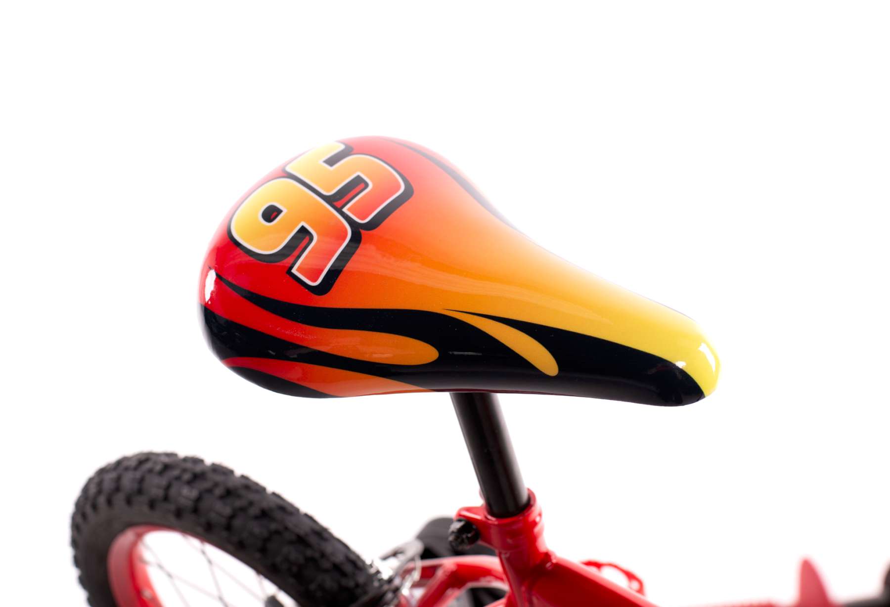 Disney Cars Kinderfahrrad - Jungen - 14 Zoll - Rot - Zwei Handbremsen