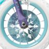 Disney Frozen 2 Kinderfahrrad - Mädchen - 12 Zoll - Blau/Lila - Zwei Handbremsen