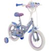 Disney Frozen 2 Kinderfahrrad - Mädchen - 14 Zoll - Blau/Lila - Zwei Handbremsen