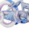 Disney Frozen 2 Kinderfahrrad - Mädchen - 14 Zoll - Blau/Lila - Zwei Handbremsen