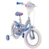 Disney Frozen 2 Kinderfahrrad - Mädchen - 14 Zoll - Blau/Lila - Zwei Handbremsen