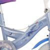 Disney Frozen 2 Kinderfahrrad - Mädchen - 14 Zoll - Blau/Lila - Zwei Handbremsen
