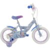 Disney Frozen 2 Kinderfahrrad - Mädchen - 14 Zoll - Blau/Lila - Zwei Handbremsen