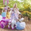 Disney Prinzessin Pferd mit Kutsche - Elektrisches Kinderfahrzeug