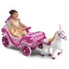 Disney Prinzessin Pferd mit Kutsche - Elektrisches Kinderfahrzeug
