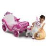 Disney Prinzessin Pferd mit Kutsche - Elektrisches Kinderfahrzeug