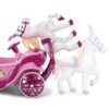 Disney Prinzessin Pferd mit Kutsche - Elektrisches Kinderfahrzeug