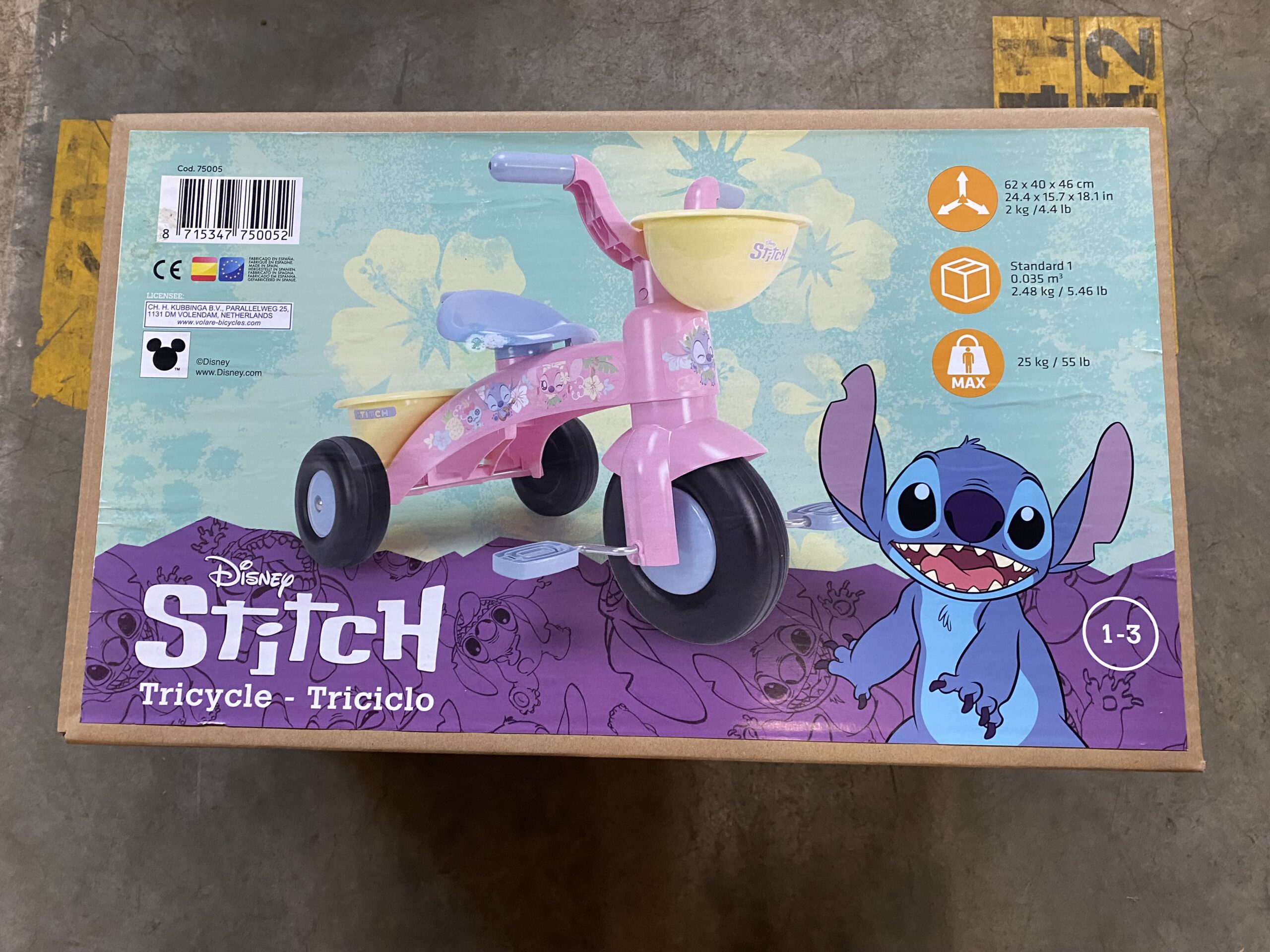 Dreirad Disney Stitch – Mädchen – Rosa 8