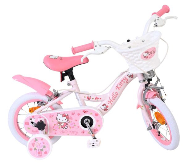 Hello Kitty Kinderfahrrad - Mädchen - 12 Zoll - Rosa - Zwei Handbremsen
