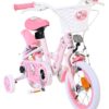 Hello Kitty Kinderfahrrad - Mädchen - 12 Zoll - Rosa - Zwei Handbremsen