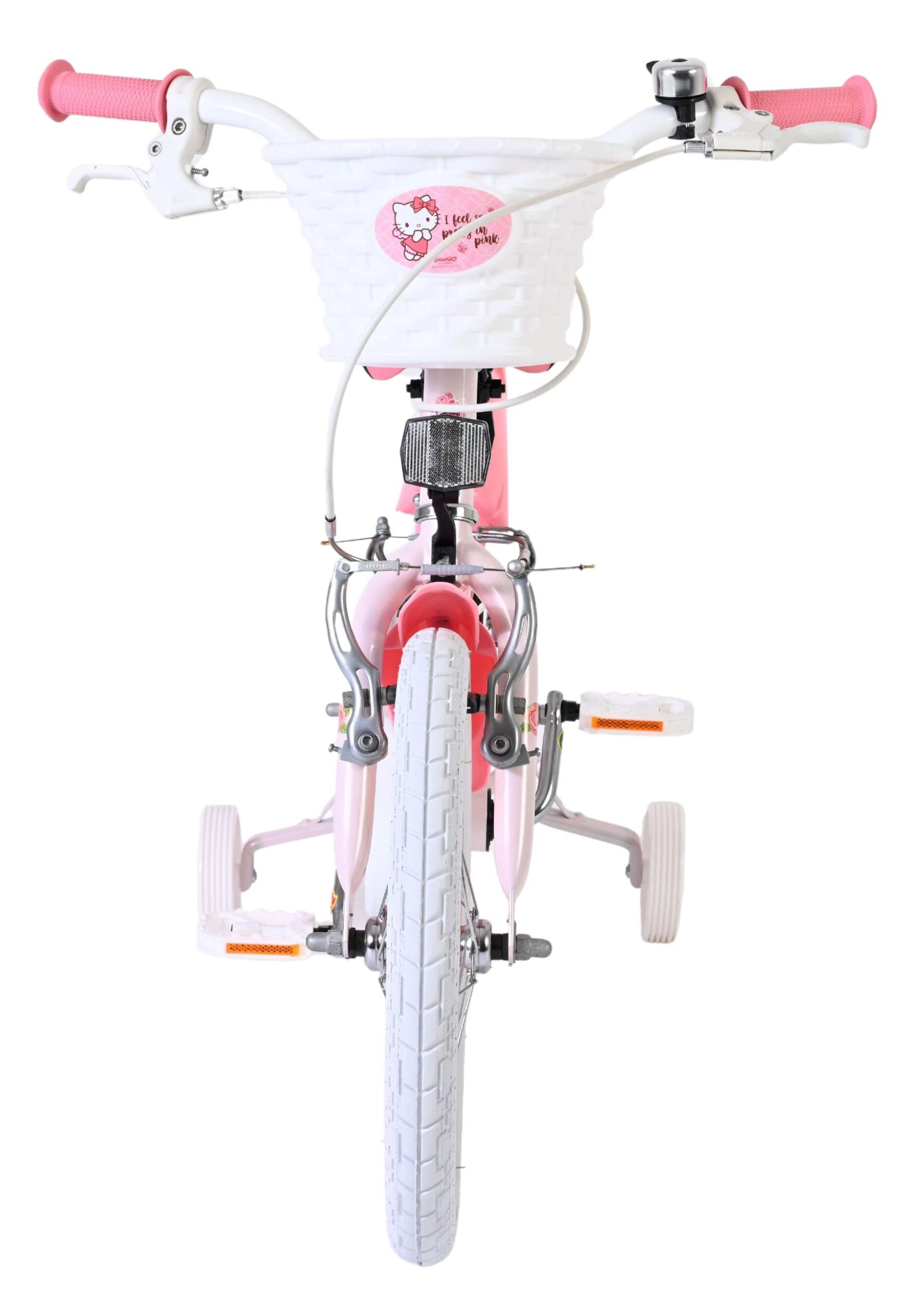 Hello Kitty Kinderfahrrad - Mädchen - 16 Zoll - Rosa - Zwei Handbremsen