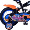 Hot Wheels Kinderfahrrad - Jungen - 12 Zoll - Schwarz Orange Blau - Zwei Handbremsen