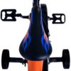 Hot Wheels Kinderfahrrad - Jungen - 12 Zoll - Schwarz Orange Blau - Zwei Handbremsen