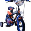 Hot Wheels Kinderfahrrad - Jungen - 12 Zoll - Schwarz Orange Blau - Zwei Handbremsen