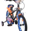 Hot Wheels Kinderfahrrad - Jungen - 16 Zoll - Schwarz Orange Blau - Zwei Handbremsen