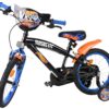Hot Wheels Kinderfahrrad - Jungen - 16 Zoll - Schwarz Orange Blau - Zwei Handbremsen