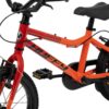 Literide Kinderfahrrad - Jungen - 16 Zoll - Rot - Zwei Handbremsen