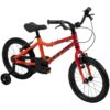 Literide Kinderfahrrad - Jungen - 16 Zoll - Rot - Zwei Handbremsen
