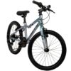 Literide Kinderfahrrad - Jungen - 20 Zoll - Türkis/Silber - Zwei Handbremsen