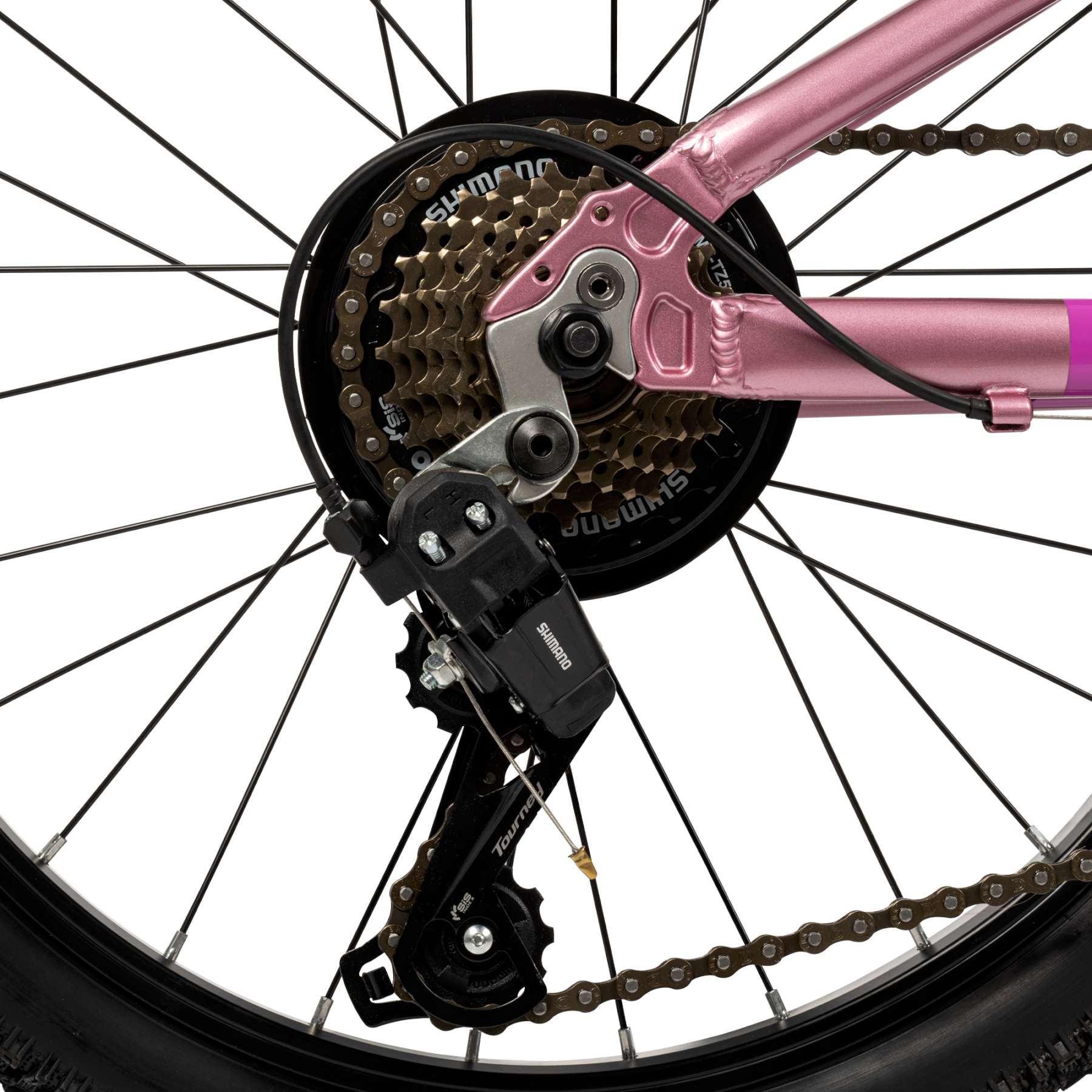 Literide Kinderfahrrad - Mädchen - 20 Zoll - Lila/Rosa - Zwei Handbremsen