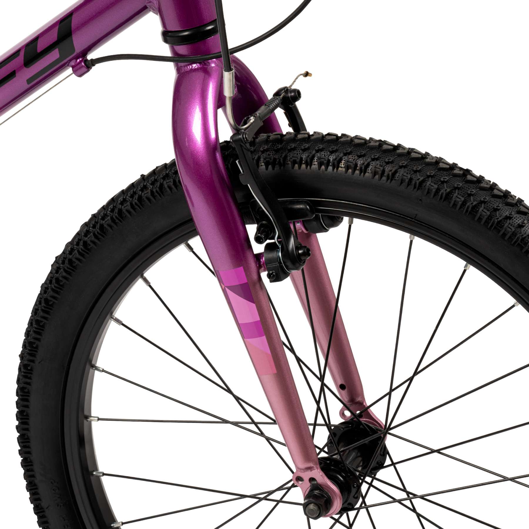 Literide Kinderfahrrad - Mädchen - 20 Zoll - Lila/Rosa - Zwei Handbremsen