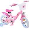 Magic Royals Kinderfahrrad - Mädchen - 12 Zoll - Rosa - Zwei Handbremsen