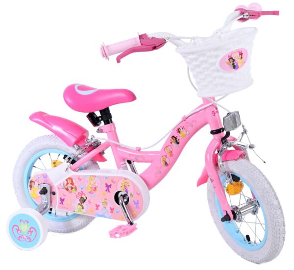 Magic Royals Kinderfahrrad - Mädchen - 12 Zoll - Rosa - Zwei Handbremsen