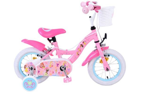 Magic Royals Kinderfahrrad - Mädchen - 12 Zoll - Rosa - Zwei Handbremsen