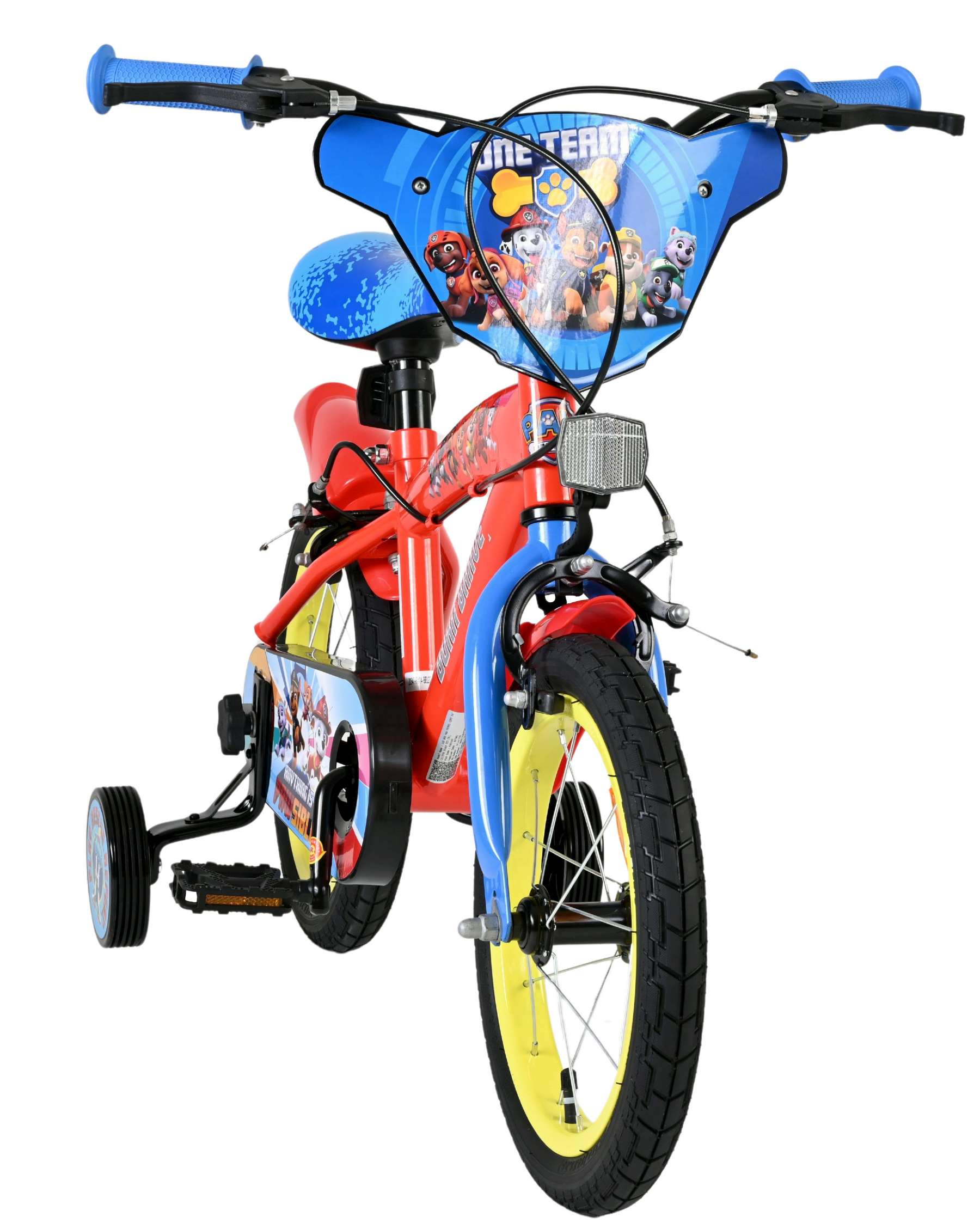 Paw Patrol Kinderfahrrad - Jungen - 14 Zoll - Zwei Handbremsen 5