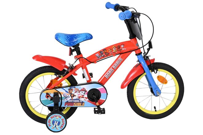 Paw Patrol Kinderfahrrad - Jungen - 14 Zoll - Zwei Handbremsen