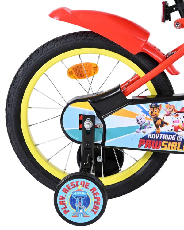 Paw Patrol Kinderfahrrad - Jungen - 16 Zoll - Rot Blau 2