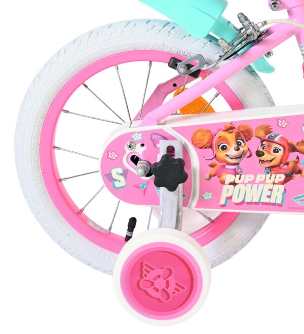 Paw Patrol Kinderfahrrad - Mädchen - 14 Zoll - Rosa - Zwei Handbremsen