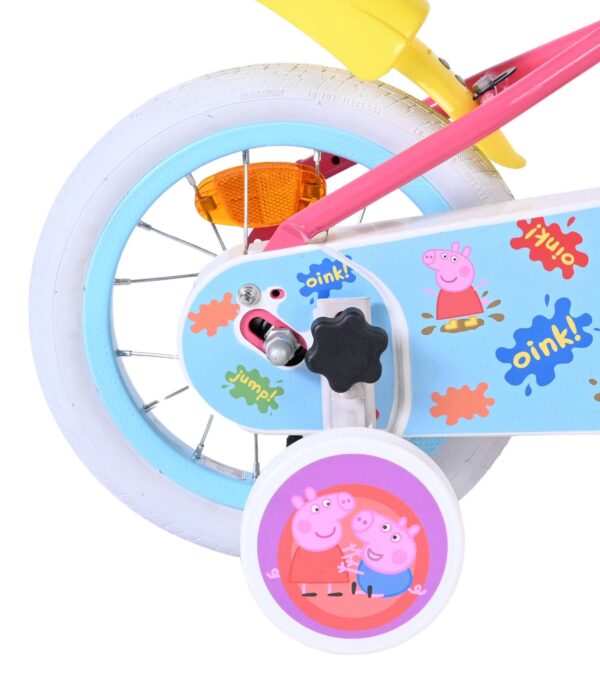 Peppa Kinderfahrrad - Mädchen - 12 Zoll - Rosa