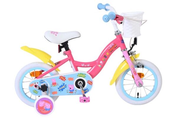 Peppa Kinderfahrrad - Mädchen - 12 Zoll - Rosa